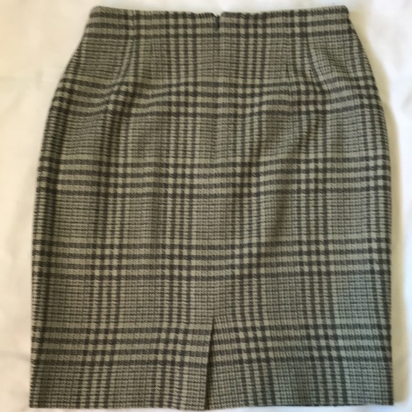 COPY - Vintage JNY sage/black/grey worsted wool collarless jacket straight skir… - Picture 9 of 11